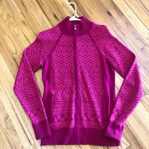 Athleta Zip Up Sweater